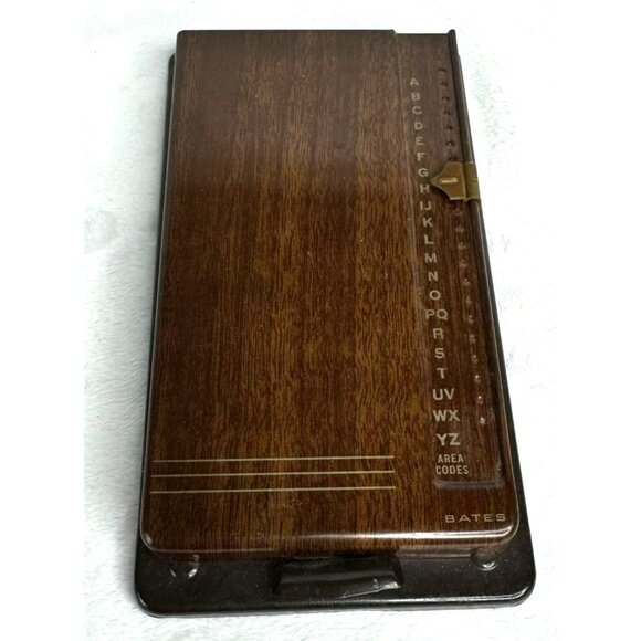 Vintage Bates List Finder Secretary Model G Phone Directory - Picture 1 of 10